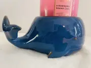 Bath & Body Works Blue Whale Blue 3 Wick Candle Holder NEW IN BOX