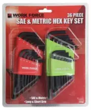 Hex Key Set 36 Piece