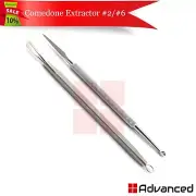 2Pcs Comedones Extractor Tools Acne Pimple Blemish Whitehead Blackhead Remover