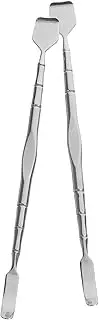 HAPINARY 2pcs Blackhead Shovel Stainless Steel Beauty Tool Metal Blackhead Removal Tool Blackhead Extractor Metal Face Beauty Tools Face Scraper Tool Face Extractor Skincare Tool