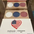 Farmasi Red, White & Blue Eyeshadow Kit, 15g/0.52oz Full Size New in Box