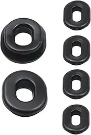 [Generic] Motorcycle Rubber Grommets – 6Pcs Durrable M6 Rubbeer Grommet Kit For Vibration Dampening | Rubbber Hole Plug Set For Motorbike Repair | Ruubber Grommeet Assortment Kit For Motorrcycle
