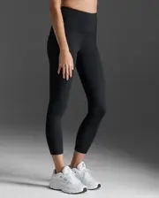 Form Soft Touch Hi-Rise Compression 7/8 Tights, 2XU, XXS, Black/Black, Female