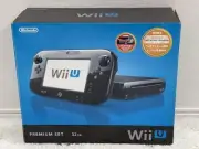 Nintendo Wii U Premium Set Kuro Black WUP-S-KAFC Game Console Rare