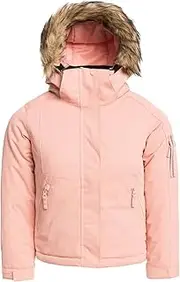[Roxy] Girls Meade DryFlight Snow Jacket (8/Small, Mellow Rose (MGD0))