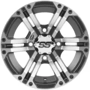 ITP SS212 Wheel 14x8 4/137 Machined w/ Black 5+3 Can Am Commander 1000 (2011)