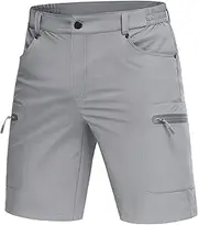 [MAGCOMSEN] Men's Hiking Cargo Shorts 10" Lightweight Outdoor Work Shorts for Men Travel Casual with 5 Pockets