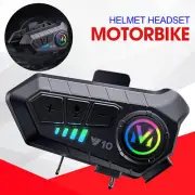 Bluetooth5.3 Motorcycle Helmet Headset Handsfree Call Music Player Speaker HiFi