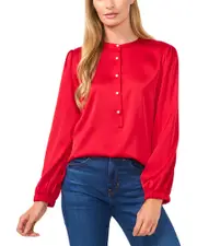 CeCe Charmeuse Blouse