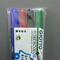 在飛比找蝦皮購物優惠-【義大利 GIOTTO】兒童專用白板筆(寬筆頭4色)
