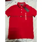 全新 正品TOMMY HILFIGER 8歲10歲 M男童 小童 POLO衫 上衣 衣服 紅色