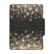 iPad Pro 12.9-inch (5th/6th gen) Impact Folio Case White Butterflies and Gold Sparkles Burst