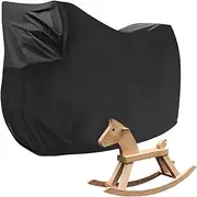 Wooden Horse - Garden Horse Protector - Waterproof Wooden Horse Protective with Elastic Cord, Wood Horse Accessories