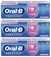 3 ORAL-B PRO EXPERT SENSITIVE 24h Protection Toothpaste Against Plaque 75ml