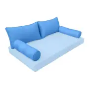 |SLIPCOVER ONLY| S2 Outdoor Bolster Backrest Pillow Covers Same Piped Crib AD102
