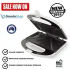 2 Slice Sandwich Maker Non-Stick Plates Sandwich/Jaffle Maker/Press Toaster