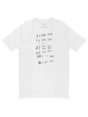 library stamp unisex t-shirt (print shop) Classic