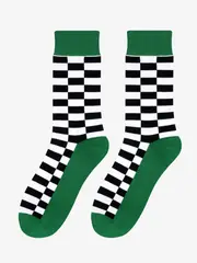 Checkerboard Colorful Fun Socks