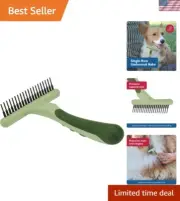 Single Row Undercoat Rake for Dogs - Precision Grooming Comb for Healthy Coats