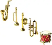 ERINGOGO Traditional Design Mini Saxophone Model Mini Musical Instrument Prop for Mini House Instrument Model