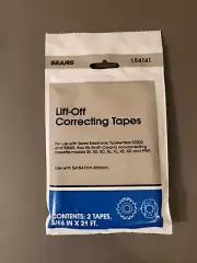 Sears Lift-Off Correcting Tapes for Electronic Typewriter 53002 and 53005