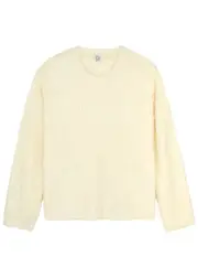 Totême Knitted Silk Jumper - Cream - L (UK14 / L) L (UK14 / L)