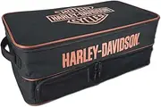 [HARLEY-DAVIDSON] Bar & Shield Logo Trunk & Garage Organizer Bag - Black/Rust