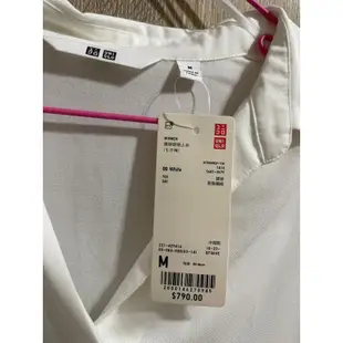 【上衣】UNIQLO 嫘縈開領上衣 女生上衣 7分袖 白色襯衫 綠色襯衫 紅棕襯衫 棕色襯衫