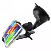 EASY ONE HAND CLIPPER MOUNT CAR PHONE HOLDER DASH WINDSHIELD GLASS CRADLE DOCK