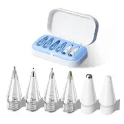6Pack Replacement Pencil Tips for Apple Pencil Pro/2nd Gen/1st 6 in 1 Blue