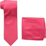 Stacy Adams Men's Satin solid Tie Set