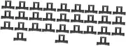 3sets Solar Panel Water Clamp Panel Water Drain Clip Stagnant Removal Clamp for Solar 10pcs*3