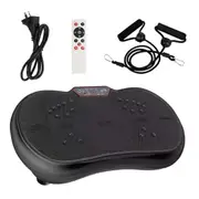 Platform Fitness Vibrating Plate Exercise Vibration Machine Full Body Workout Black