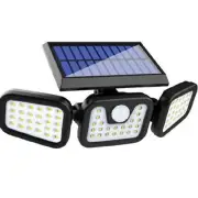 Enhanced Outdoor Lighting with Solar Motion Sensor Lights 2000LM 74LEDs