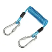 Scubas Divings Camera AntiLost Lanyard Coiled Rope Proof Spring with Clip