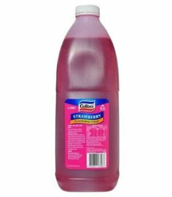 COTTEE'S Cottees Strawberry Flavouring Syrup 3L Topping, Milkshake, Thickshake