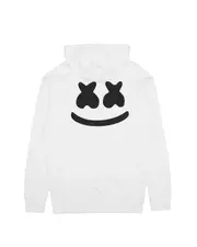 MARSHMELLO SMILE HOODIE WHITE CREWNECK SWEATSHIRT
