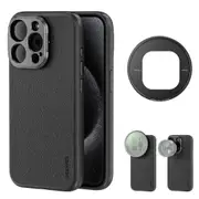 Pro Case Tpu Pc Protective Heavy Duty with 17mm Lens Backplate 67mm Filter Adapter & Phone Cage