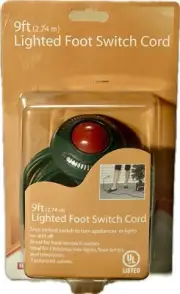 9ft Lighted Foot Switch Cord