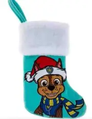 Chase Paw Patrol Mini Felt Stocking 9" Christmas Gift Card Holder Holiday