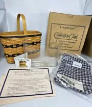 New Longaberger Collectors Club J.W. Mini Bread & Milk Basket 2000