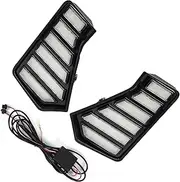 1 Pair Replacement Car Front Fog Light Side Grille Daytime Running Lamp for Toyota Tacoma 2024 2025