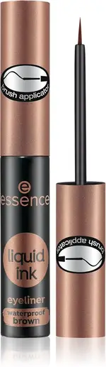 Essence cosmetics waterproof liquid eyeliner 02-brown 3ml