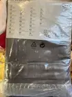 NEW Ikea Ritva 1 Pair 2 Panels Window Curtains 100% Cotton Brown 57" X 118" Tie