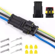 1-6 Holes Waterproof Splice Car Electrical Wire Connector w/Fuse Blade Plug Kit
