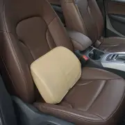 Beige Memory Foam Lumbar Support Car Cushion Provides Low Back Support
