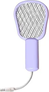 [Gihioue] Electric Fly Swatter, USB Powerful Small Electric Swatter, Home & Daily Accessory for Garden Kitchen Travel Patio Restaurant Hotel Balcony Outdoor Camping