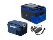 Kings Escape 30 Fridge/Freezer + Escape 30 Cover + AC To 12V Fridge Adaptor