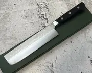Tsunehisa Aokami with Stainless Clad Nakiri Knife 170mm l- Made in Japan