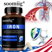 Iron Capsules - Supports Cardiovascular Health,Boost Red Blood Cell Formation